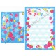 Ano 2002. Conjunto de Papel de Carta Hello Kitty 76 CAZ Sanrio