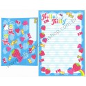 Ano 2002. Conjunto de Papel de Carta Hello Kitty 76 CAZ Sanrio