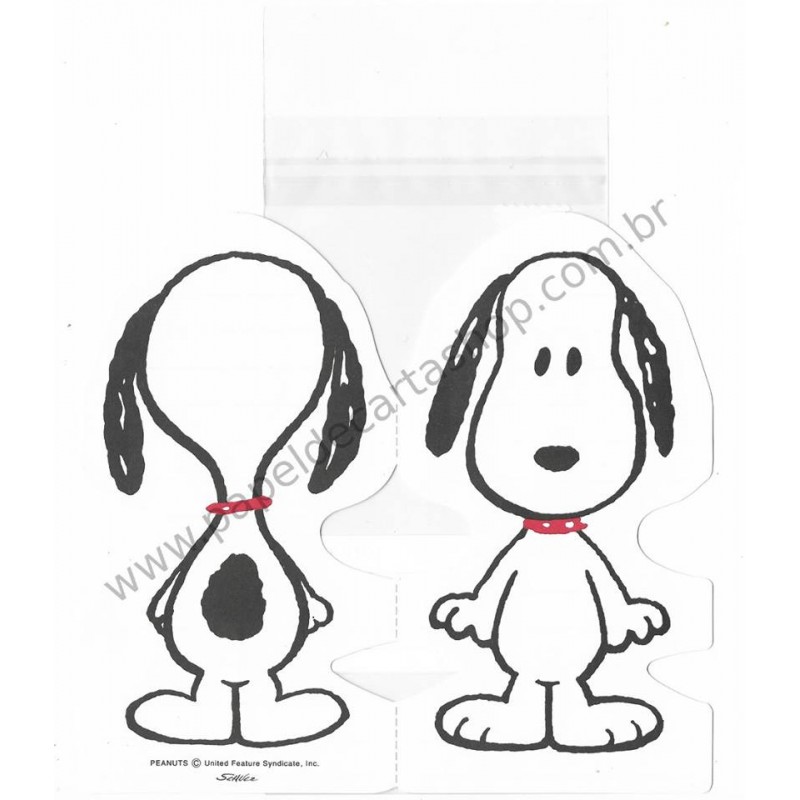 Conjunto de Papel de Carta Antigo Snoopy DC japan