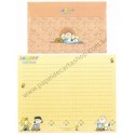 Conjunto de Papel de Carta Snoopy & Charlie Brown CLA Antigo Peanuts