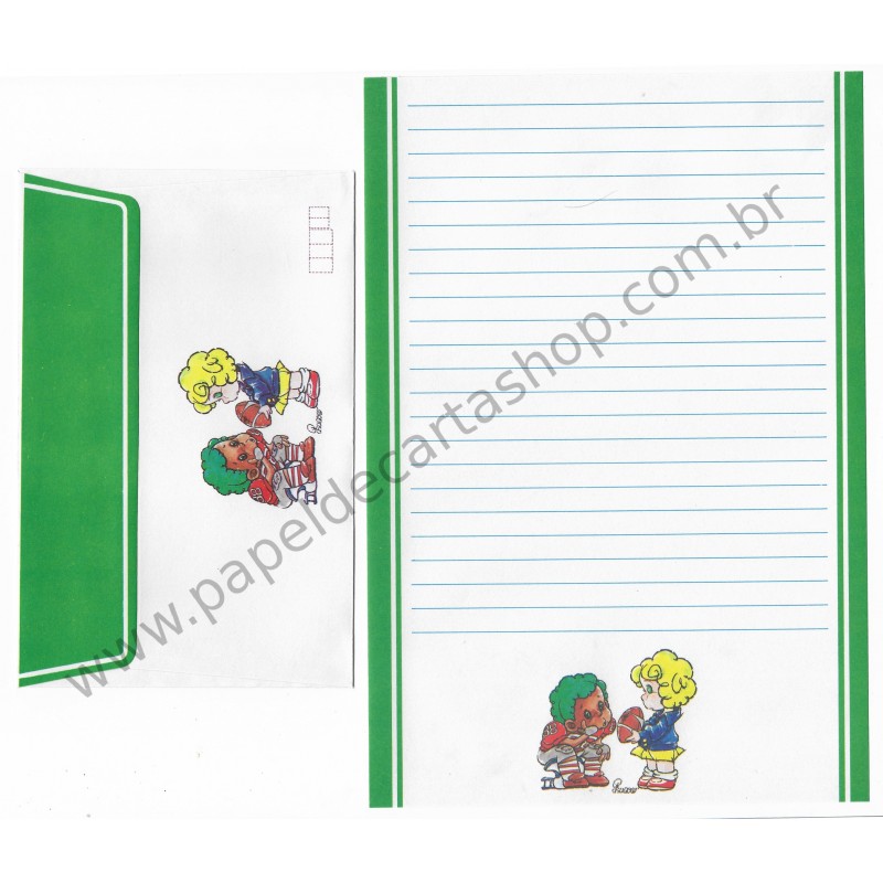 Conjunto de Papel de Carta Antigo (Vintage) Sam & Winky CVD Japan