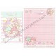 Ano 2012. Conjunto de Papel de Carta Little Twin Stars Sweet Ride Sanrio