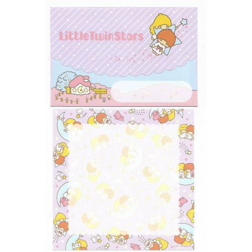 Ano 2014. Conjunto de Papel de Carta Little Twin Stars Sanrio