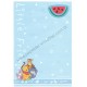 Conjunto de Papel de Carta Vintage Disney Pooh Little Friends