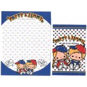 Ano 2011. Kit 4 Conjuntos de Papel de Carta Patty & Jimmy Good Friends 4AZ Sanrio