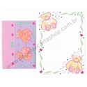 Ano 1994. Conjunto de Papel de Carta Bear Sanrio Vintage