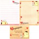 Ano 2015. Kit 2 Conjuntos de Papel de Carta PomPomPurin Fun Sanrio