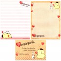 Ano 2015. Kit 2 Conjuntos de Papel de Carta PomPomPurin Fun Sanrio