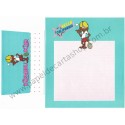 Conjunto de Papel de Carta Antigo Kombu Kid Sun-Star Japan