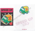 Conjunto de Papel de Carta Vintage Speed-Up Truck Midori Japan