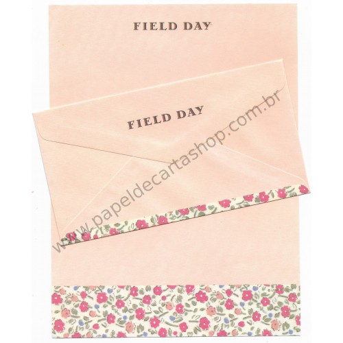 Conjunto de Papel de Carta Antigo Field Day CRS Lyric Japan