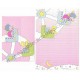 Conjunto de Papel de Carta Antigo Little Twin Stars Roda-Gigante