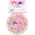 Ano 1994. Conjunto de Papel de Carta Little Twin Stars Round Sanrio