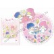 Ano 1992. Conjunto de Papel de Carta Little Twin Stars Bouquet Antigo (Vintage) Sanrio