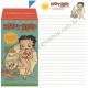 Ano 2003. Conjunto de Papel de Carta Importado Betty Boop Fleischer CVD