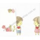 Conjunto de Papel de Carta Importado AMY & TIM 12