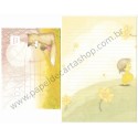 Conjunto de Papel de Carta Importado AMY & TIM 26