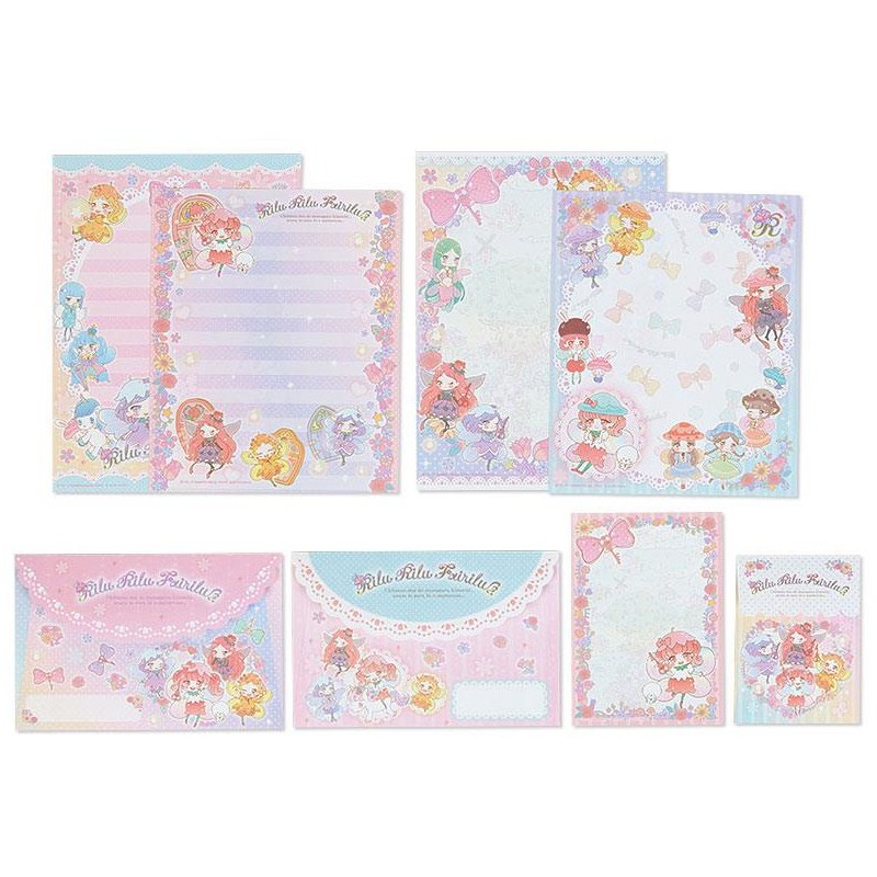 Ano 2017. Kit 3 Conjuntos de Papel de Carta Rilu Rilu Fairilu Sanrio