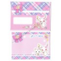 Ano 2011. Conjunto de Mini-Papel de Carta Jewelpet CLL Sanrio