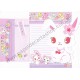 Ano 2012. Conjunto de Papel de Carta Jewelpet MRS Sanrio