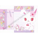 Ano 2012. Conjunto de Papel de Carta Jewelpet MRS Sanrio