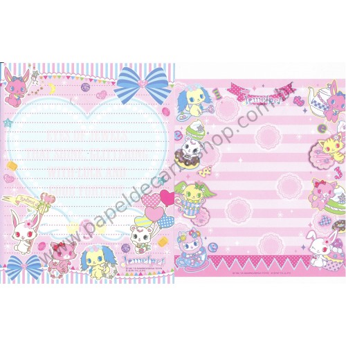 Ano 2013. Conjunto de Papel de Carta Jewelpet CRS Sanrio