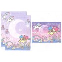 Ano 2014. Conjunto de Mini Papel de Carta Little Twin Stars (CLLI) Sanrio