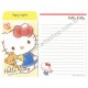 Ano 2015. Kit 2 Conjuntos de Mini-Papel de carta Hello Kitty CLA Sanrio