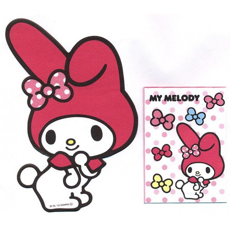 Ano 2013. Conjunto de MINI-Papel de Carta My Melody DC Sanrio