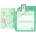 Ano 1991. Conjunto de Papel de Carta Zashikibuta The Best One Sanrio