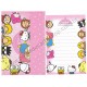 Ano 2005. Conjunto de Papel de Carta P Sanrio Puroland