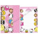 Ano 2005. Conjunto de Papel de Carta P CRS Sanrio Puroland