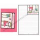 Conjunto de Papel de Carta My Melody CBR Antigo Sanrio Butterfly