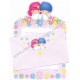 Conjunto de Papel de Carta Antigo Little Twin Stars Grafons Paper