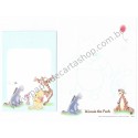 Kit 2 Conjuntos de Papéis de Carta Disney Winnie The Pooh Sun-Star