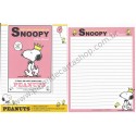 Kit 2 Conjuntos de Papel de Carta Snoopy Keep Cool Peanuts 2014