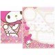 Ano 2011. Conjunto de Papel de Carta My Melody Pants3 Sanrio