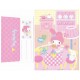 Ano 2006. Conjunto de Papel de Carta My Melody Cake Sanrio