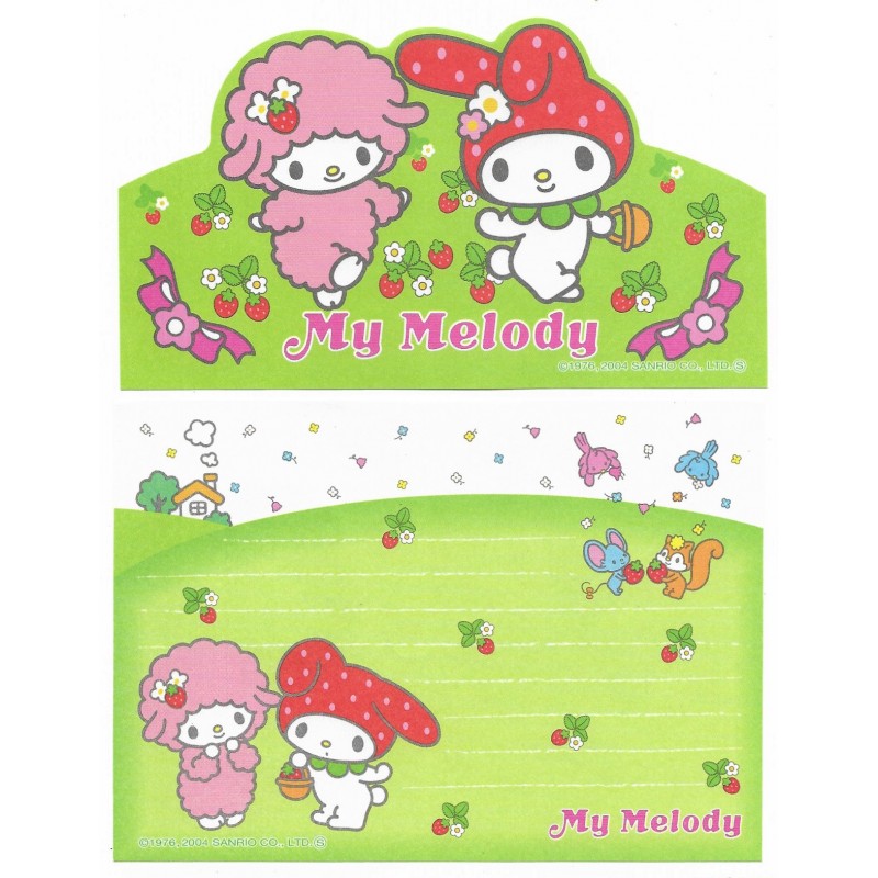 Ano 2004. Kit 6 Notas My Melody Sanrio