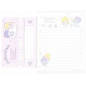 Ano 2005. Conjunto de Papel de Carta Little Twin Stars Music Sanrio