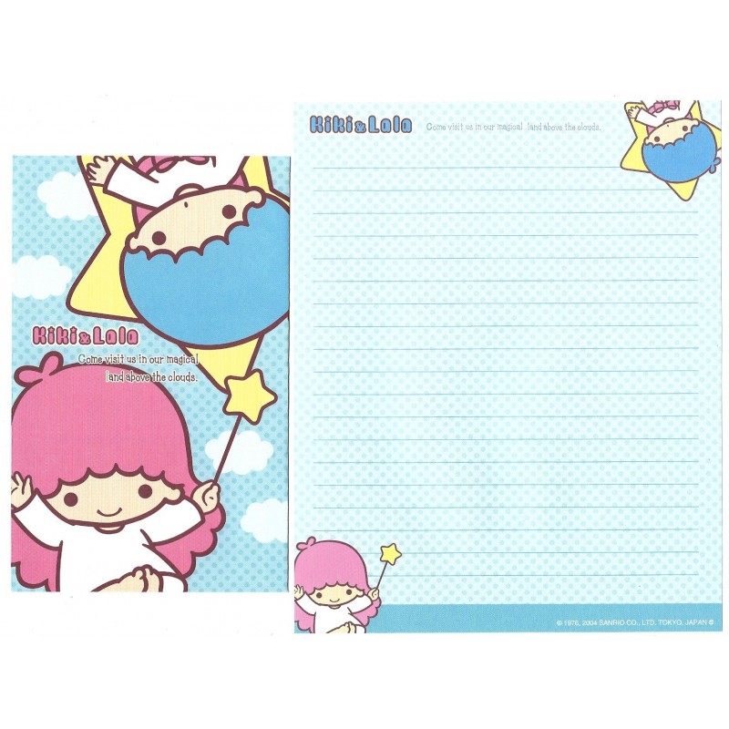 Ano 2004. KIT 5 Conjuntos Kiki & Lala Stardust Sanrio