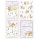 Ano 2006. Kit 8 NOTAS Little Twin Stars Sanrio