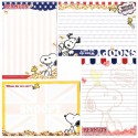 Ano 2013. Kit 4 Notas Snoopy Popcorn Peanuts