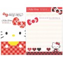 Ano 2011. Conjunto de Papel de Carta Hello Kitty Cat CVM1 Sanrio