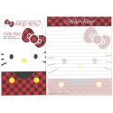 Ano 2011. Conjunto de Papel de Carta Hello Kitty Cat CVM2 Sanrio