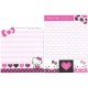 Ano 2011. Conjunto de Papel de Carta Hello Kitty Cat CRS1 Sanrio