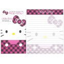 Ano 2011. Conjunto de Papel de Carta Hello Kitty Cat CRS2 Sanrio