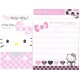 Ano 2011. Conjunto de Papel de Carta Hello Kitty Cat CPR21 Sanrio