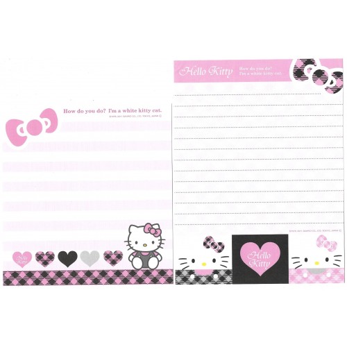 Ano 2011. Conjunto de Papel de Carta Hello Kitty Cat CPR21 Sanrio