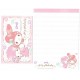 Ano 2015. Kit 2 Conjuntos de Papel de Carta My Melody & Piano Sanrio